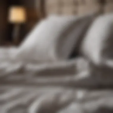Luxurious Bedding Materials Luxurious bedding materials showcasing comfort