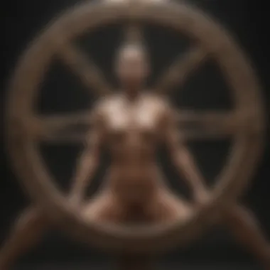 Intricate symbol symbolizing healing and transformation