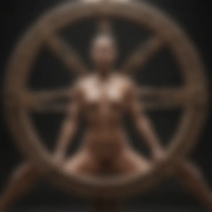 Intricate symbol symbolizing healing and transformation