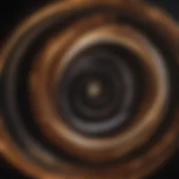 Enigmatic spiral symbol representing energy flow