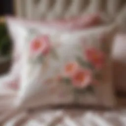 Luxurious Silk Pillowcase with Floral Embroidery