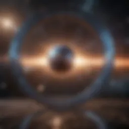 Artistic representation of cosmic alignment