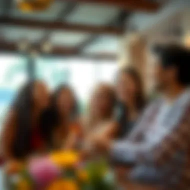 A group of friends laughing and enjoying each other's company