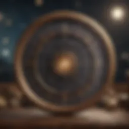 Astrological chart showcasing rising signs