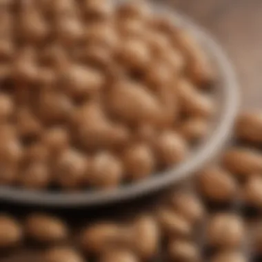 A platter of walnuts and almonds