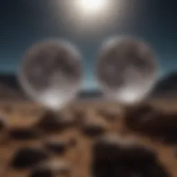 An artistic representation of the Gemini Moon symbolizing duality and adaptability.