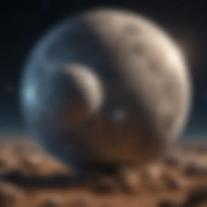 An abstract depiction of interpersonal dynamics influenced by the Gemini Moon.