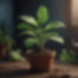 Flourishing plant symbolizing growth and positivity