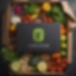 A selection of fresh ingredients in a HelloFresh box, showcasing variety and quality.