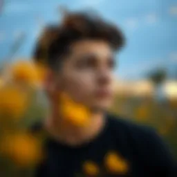 A thoughtful individual contemplating online dating choices.