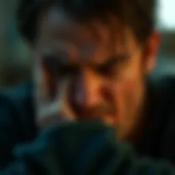 A visual representation of emotional turmoil