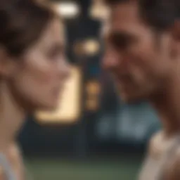 A couple having a serious discussion