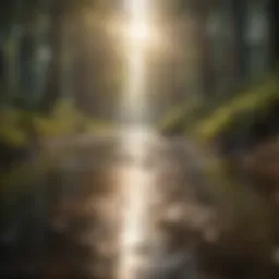 A serene landscape symbolizing harmony