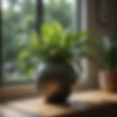 Indoor Plant Arrangement for Well-Being in Spacious Settings