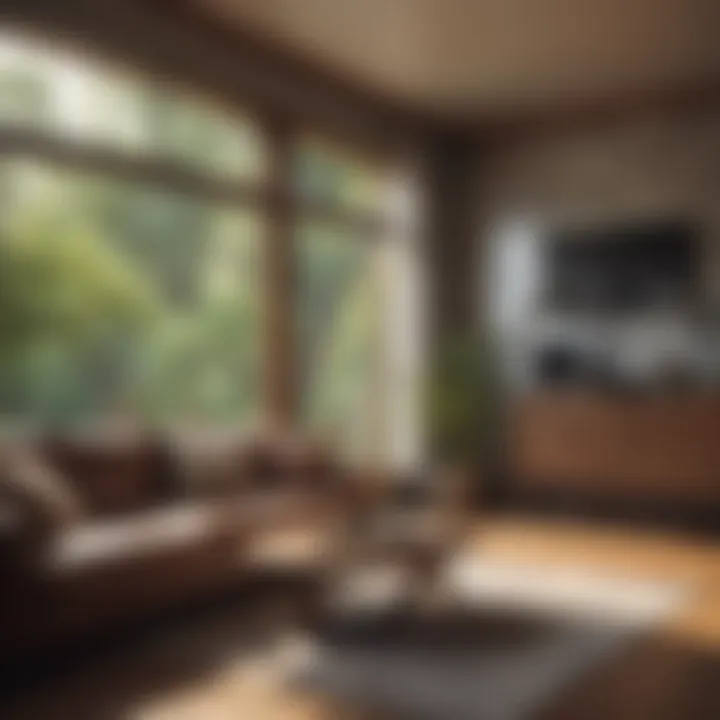 A cozy home environment illustrating healthy lifestyle modifications.