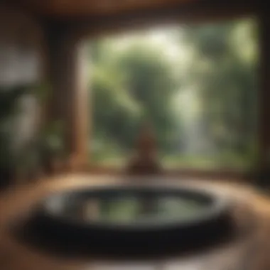 A serene meditation space reflecting tranquility and mental wellness.
