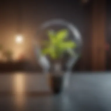 Innovative Plant Light Bulb Concept