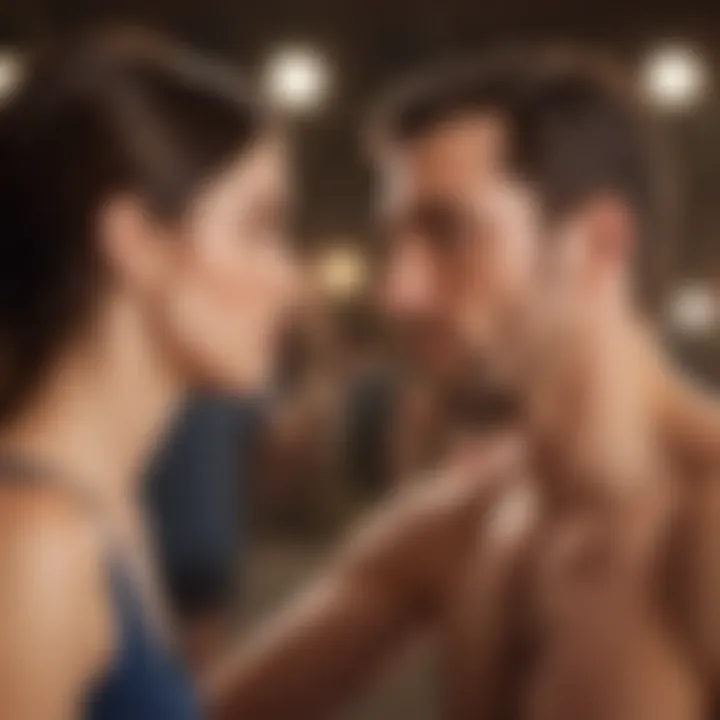 Illustration revealing the complexities of dating a narcissist