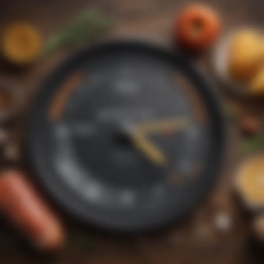 Detailed diagram illustrating the metabolic effects of intermittent fasting.