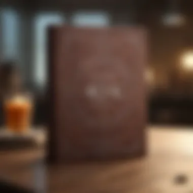 Personalized Fasting Journal A journal open to a fasting schedule with notes