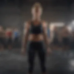 Certified ISSA trainer leading group fitness class