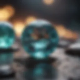 Ethereal essence of January gemstones