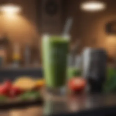 Essential Tools for Smoothie Crafting Aesthetic preparation setup with all the necessary tools for smoothie creation