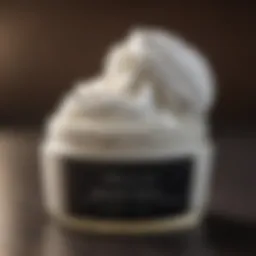 Luxurious shaving cream texture