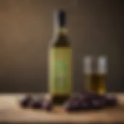 A bottle of premium Mary Ruth Olive Oil with fresh olives