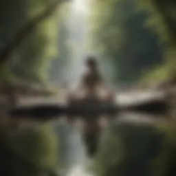 A serene landscape reflecting tranquility and mental peace.