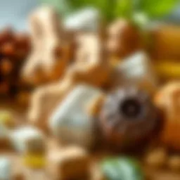 Close-up of acne-fighting cleanser ingredients