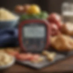 Visual representation of carbohydrate tracking features