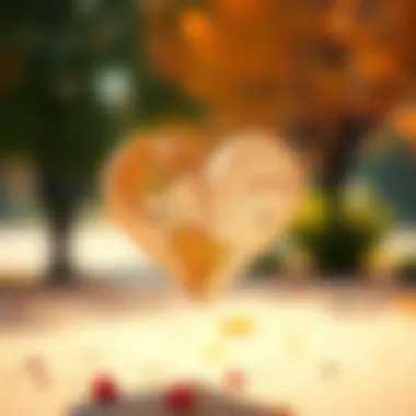 Love Knows No Boundaries A heart-shaped map symbolizing love bridging physical gaps