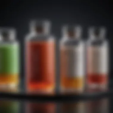 Components of a Lipid Profile Test Kit Visual representation of a lipid profile test kit