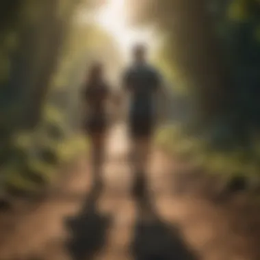 Journey to Meaningful Relationships A pathway leading into a bright horizon, symbolizing future possibilities