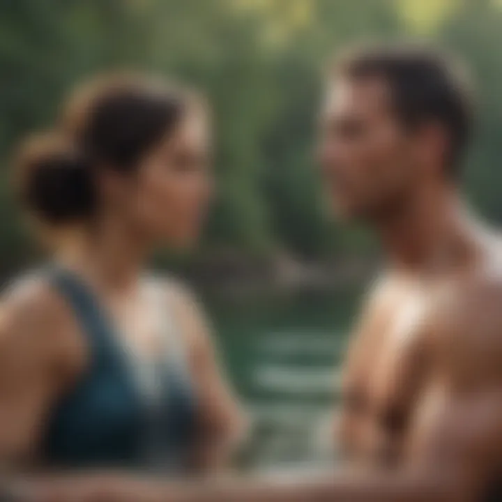 A professional counselor guiding a couple through their challenges