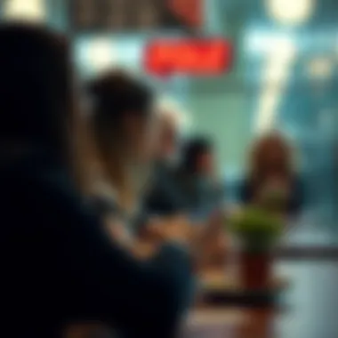 Networking Possibilities Within Bumble An insightful depiction of networking opportunities available through Bumble.