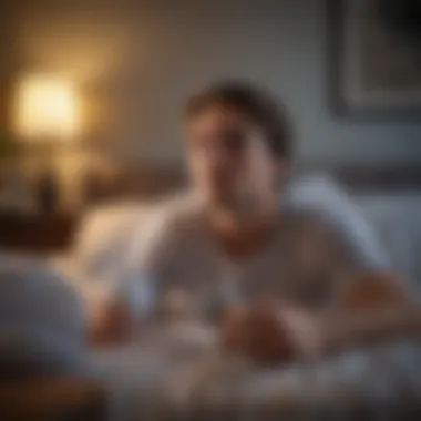 Personalizing Your Sleep Environment with Noise Makers An individual customizing their noise maker settings for optimal comfort