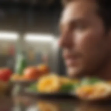 Healthy meal with vitamin-rich ingredients