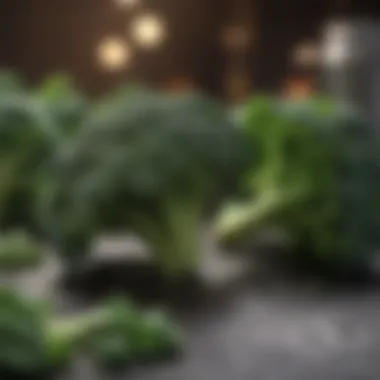 Vibrant and Nutrient-Rich Green Vegetable Nutrient-rich green vegetable