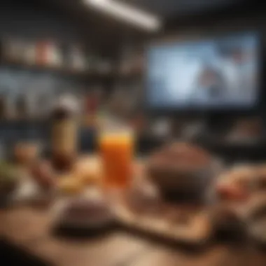 A classroom setting focused on nutrition education