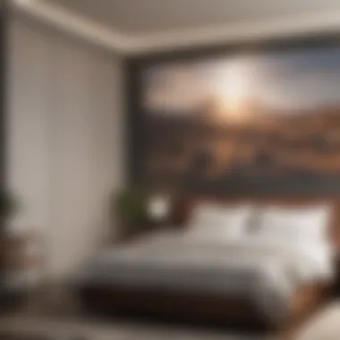 Spatial Harmony in Room Arrangement Visual representation of spatial dynamics in a well-arranged room