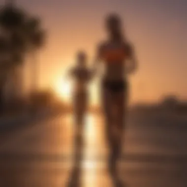 Sunset Slimming Sunset Run to Enhance Fat Burning