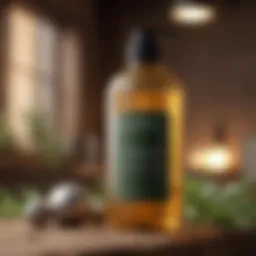 Organic Herbal Shampoo Bottle