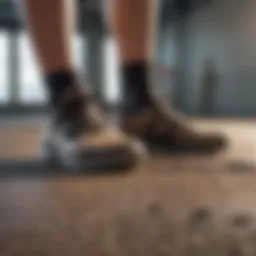 A pair of high-quality orthotic shoes designed for comfort and support