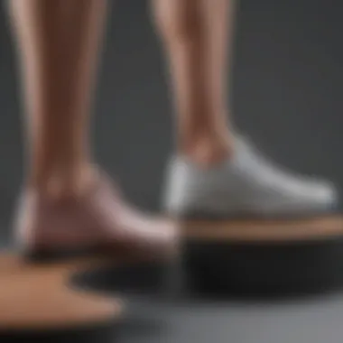 Diverse Styles of Orthotic Footwear Available A visual comparison of various orthotic footwear styles on a display