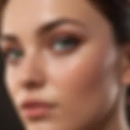 A serene skincare routine with natural products