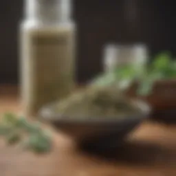 A collection of herbal remedies known for digestive benefits