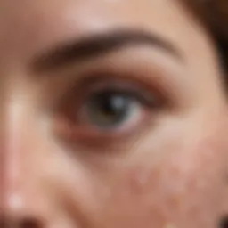 Skin Microscopic View of Pimple