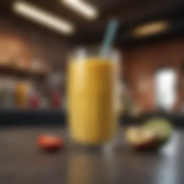 Energizing pre-workout smoothie for optimal performance